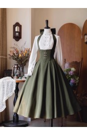 Forest Wardrobe Forest Ode Blouse Jacket and Halter Neck Skirts(3 Colours/Full Payment Without Shipping)